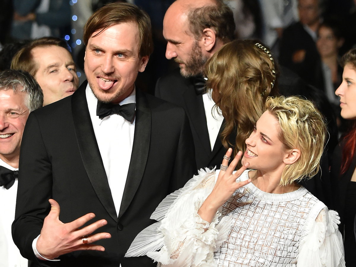 lars eidinger und kristen stewart cannes 2016 getty