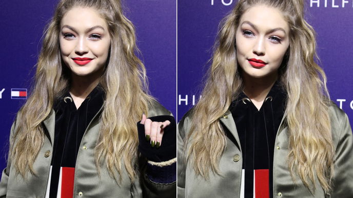 Gigi Hadid und ihr "Half up, half down"