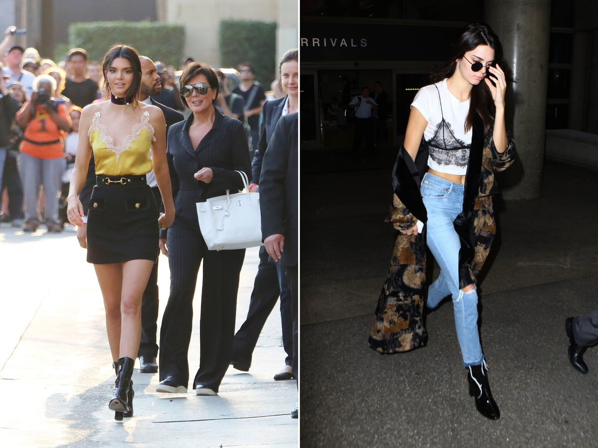 Kendall Jenner im Slip-Top