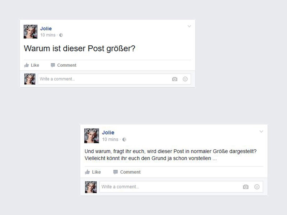Facebook Posts