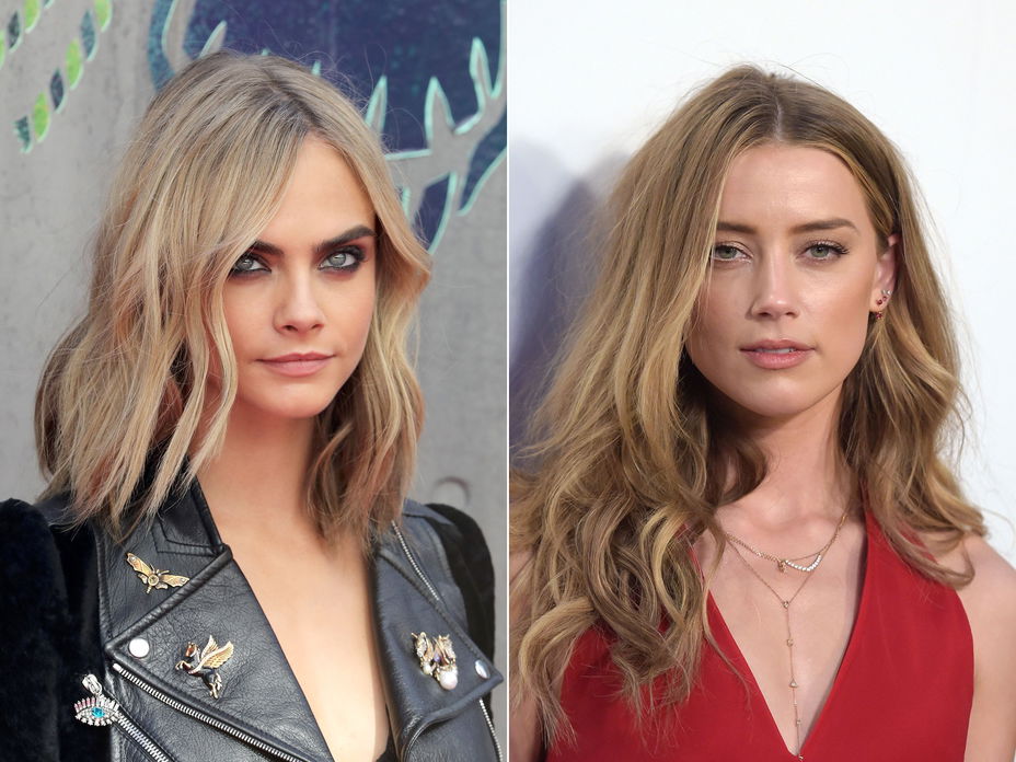 Cara Delevingne und Amber Heard