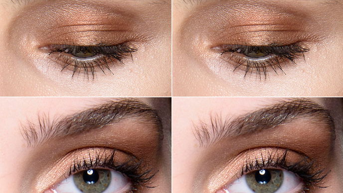 Sparkling! Glitzernägel und Gold Make-up