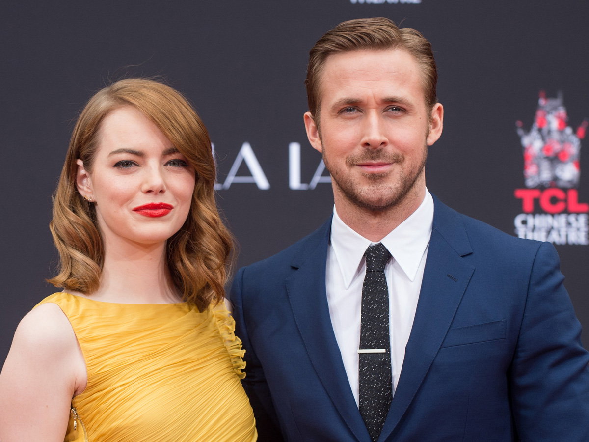 Golden Globes 2017 Emma Stone Ryan Gosling La La Land