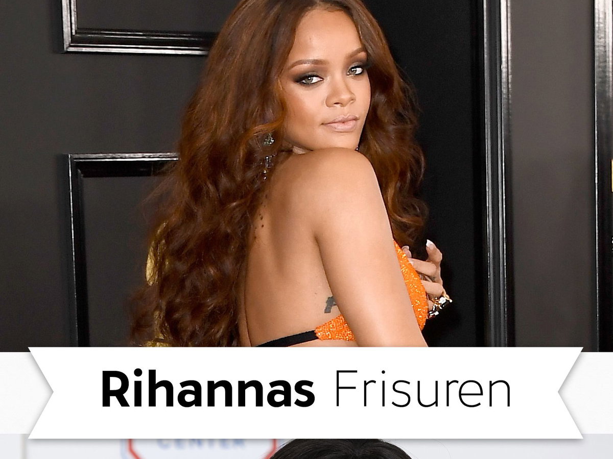 Rihanna Frisuren - eine Zeitreise