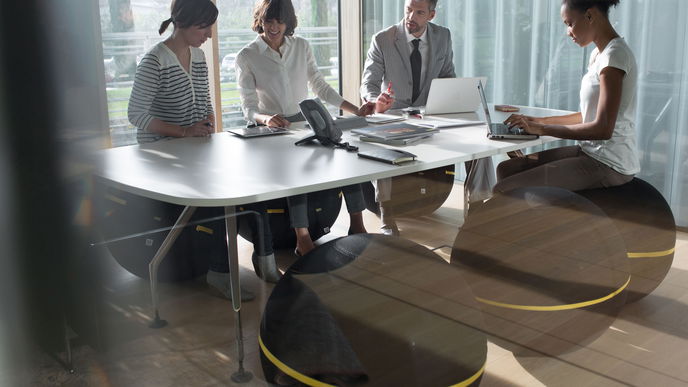 Gesund sitzen im Büro