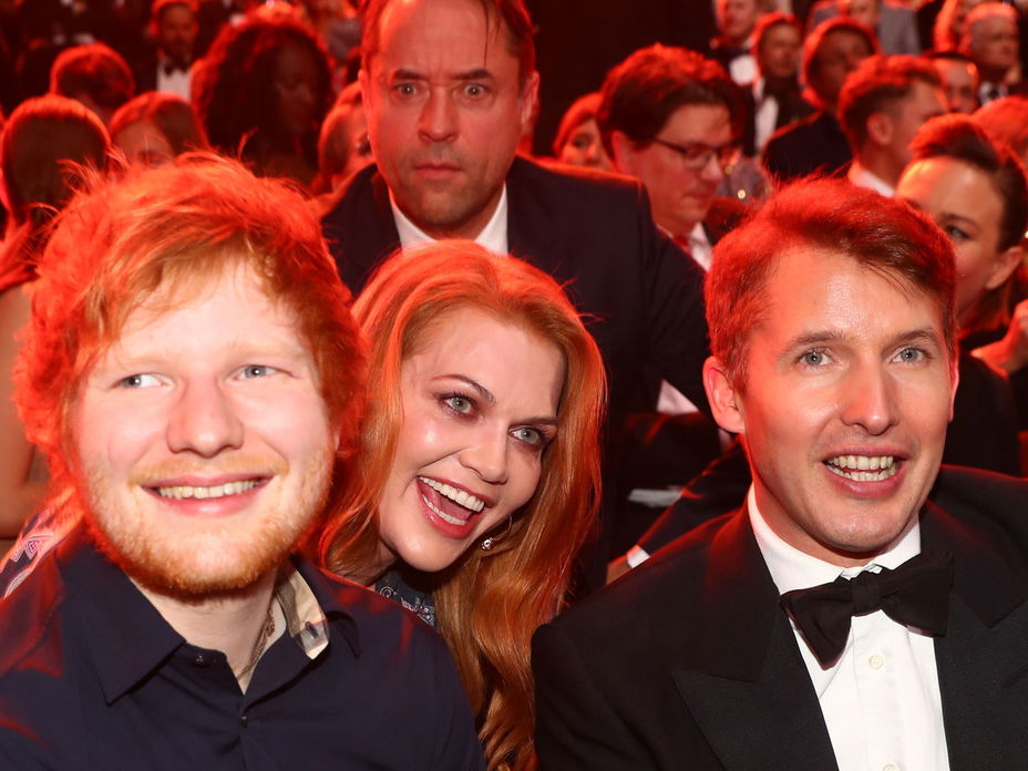 Ed Sheeran, Anna Loos, Jan Josef Liefers und James Blunt - Goldene Kamera 2017