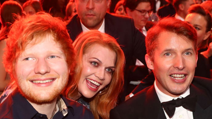 Ed Sheeran, Anna Loos, Jan Josef Liefers und James Blunt - Goldene Kamera 2017