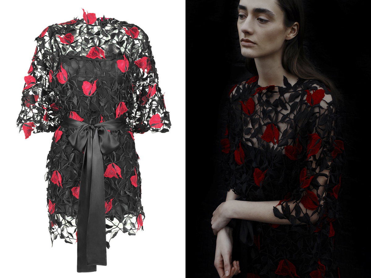 Spitzenkleid-Beauty-and-the-Beast-Collection-Christopher-Kane
