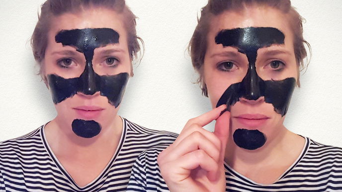 Helfen schwarze Masken bei Mitessern?