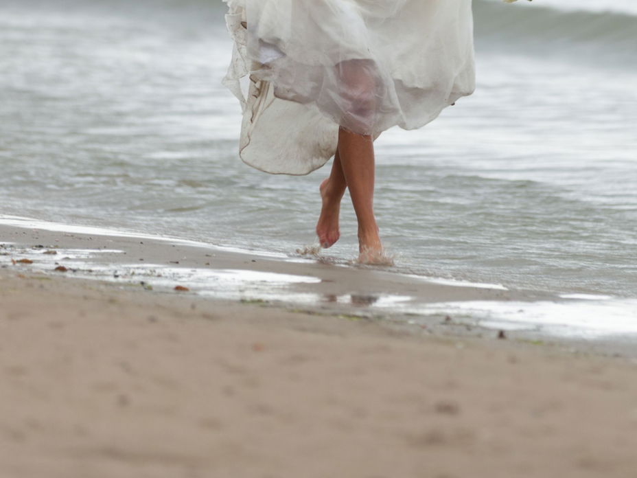Hochzeitskleid zerstören