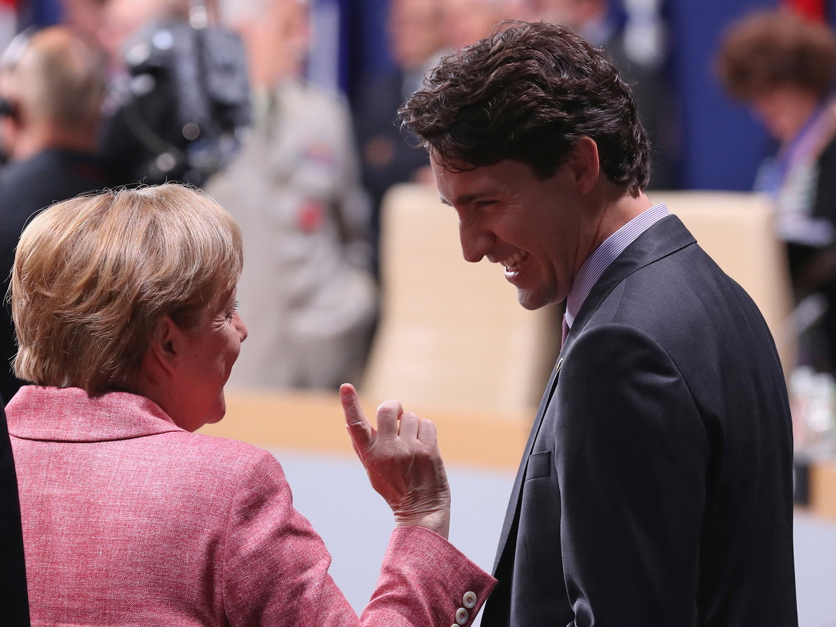 Angela-Merkel-und-Justin-Trudeau