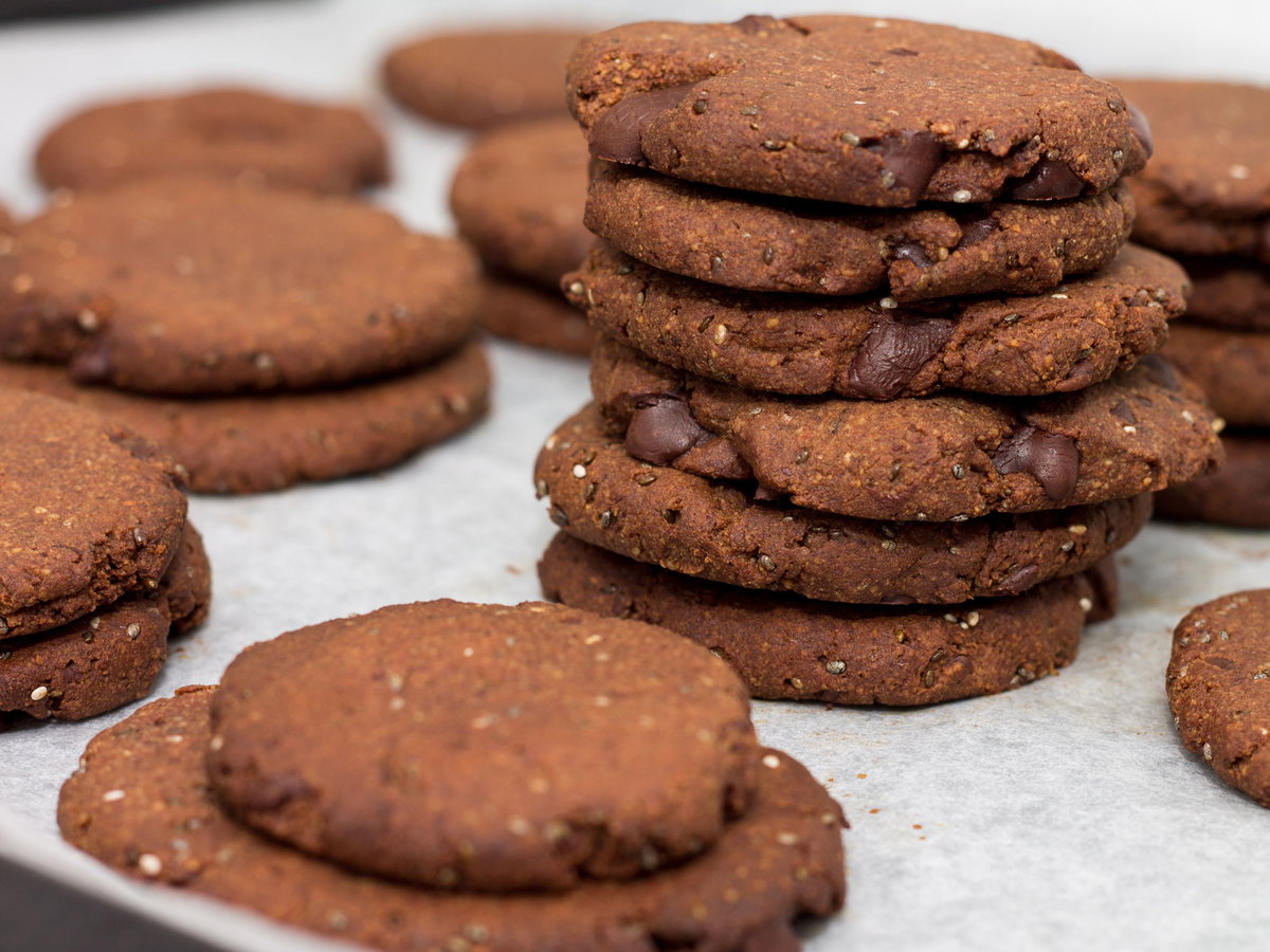Chia-Schokokekse