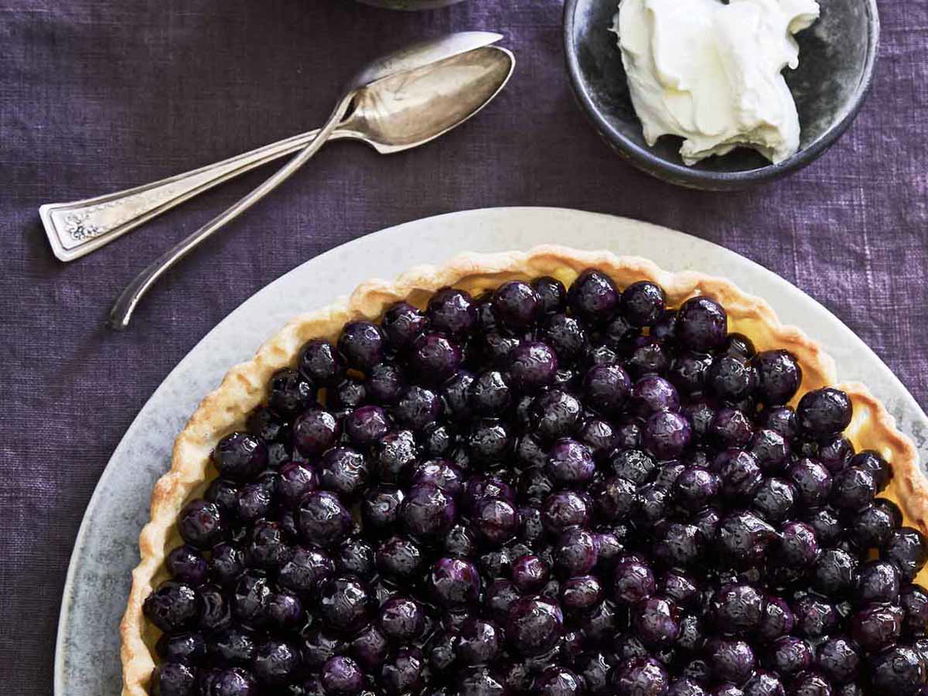Blaubeer Kuchen Blueberry Pie