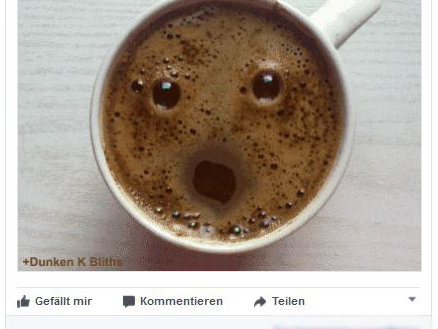 Facebook Reaktionen auf Kommentare Screenshot