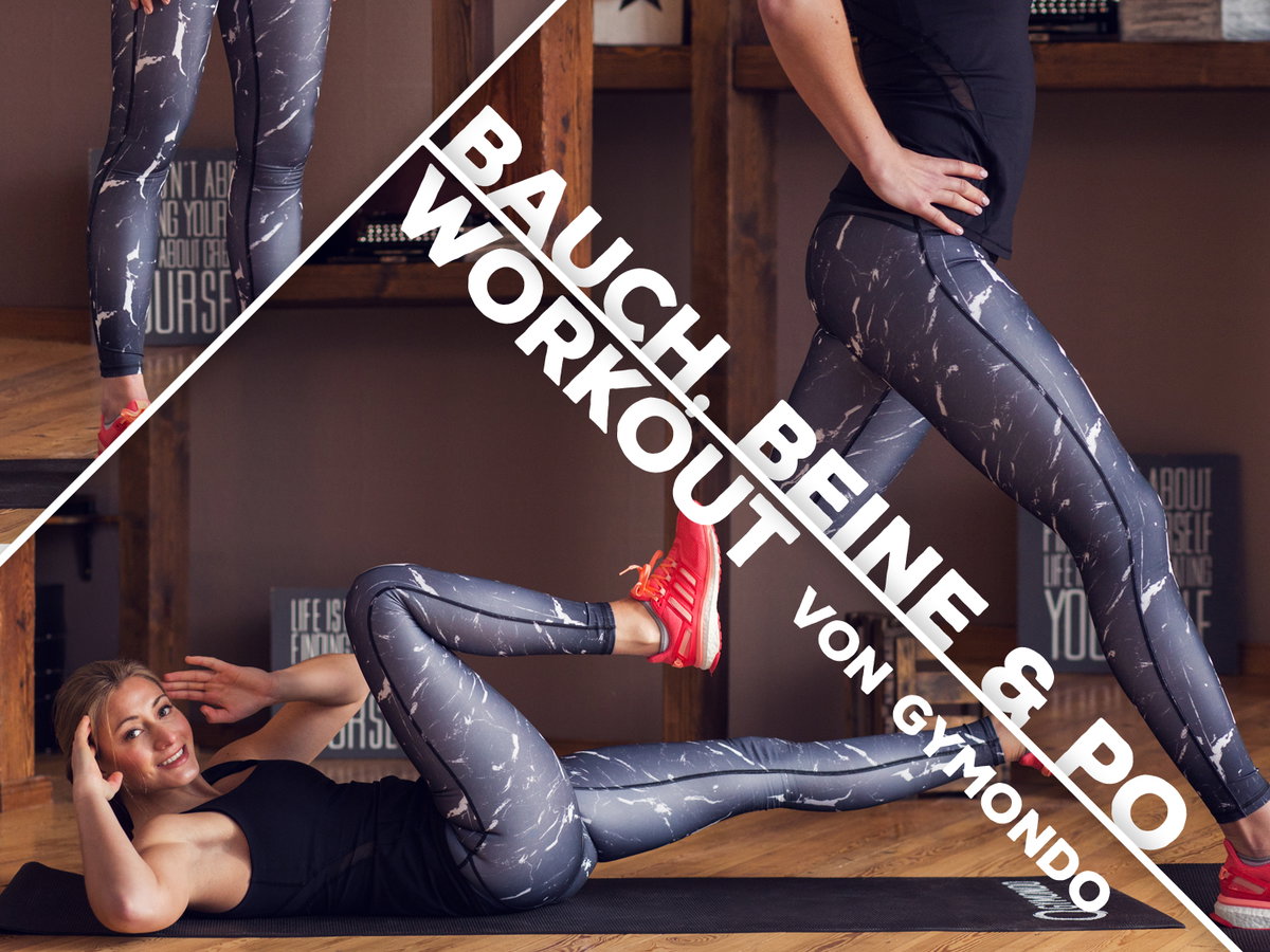 So geht das Bauch, Beine & Po Training von Gymondo