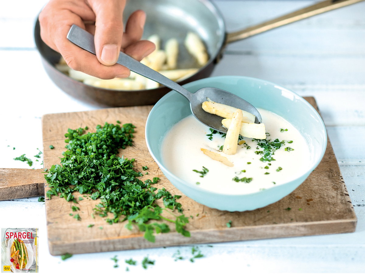 Spargelsuppe Rezept