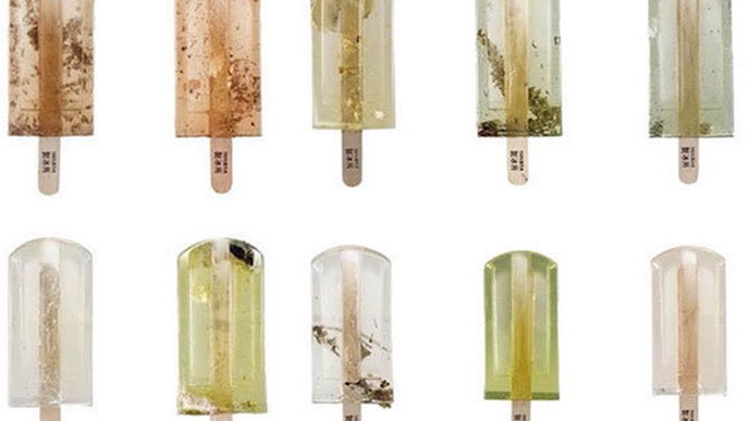 Polluted Water Popsicles: Dieses Eis am Stil weist auf Wasserverschmutzung hin