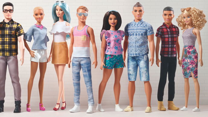 Durch die Jahre mit Barbie