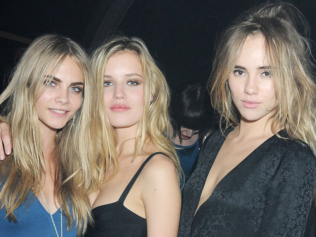 Cara Delevingne Suki Waterhouse Georgia Jagger