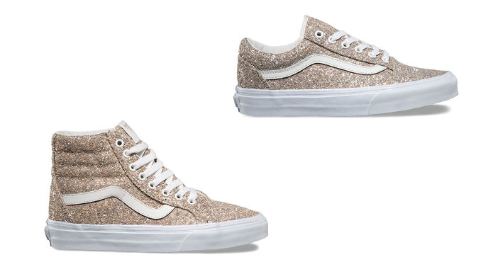 Vans Old Skool gibt es jetzt auch in Glitzer