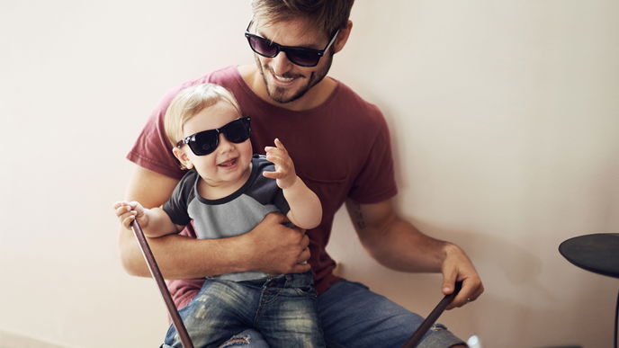 Baby macht Model-Onkel Konkurrenz 