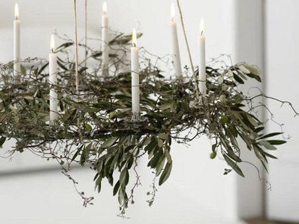 Immergrüner Adventskranz
