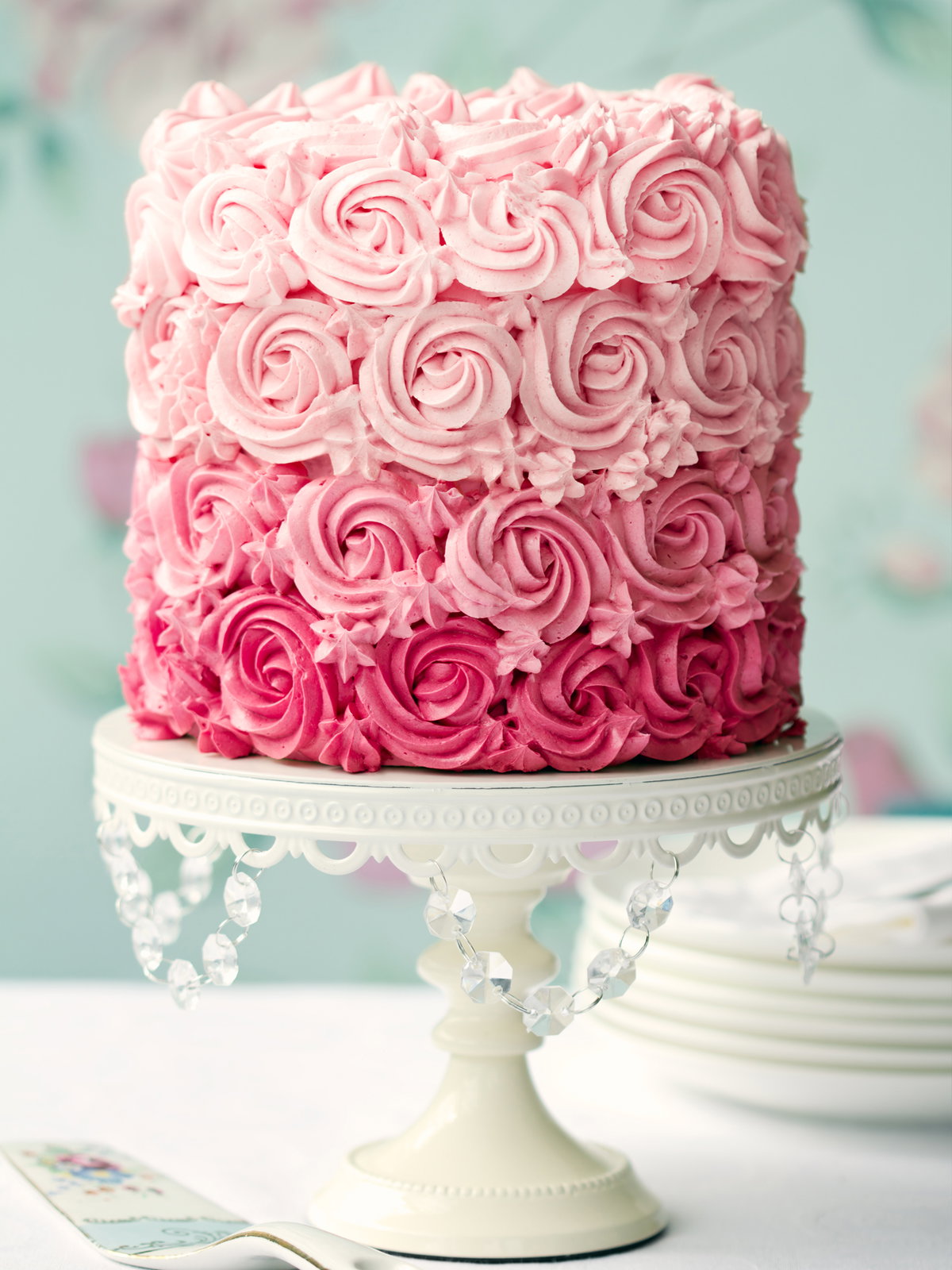 Ombré Hochzeitstorte