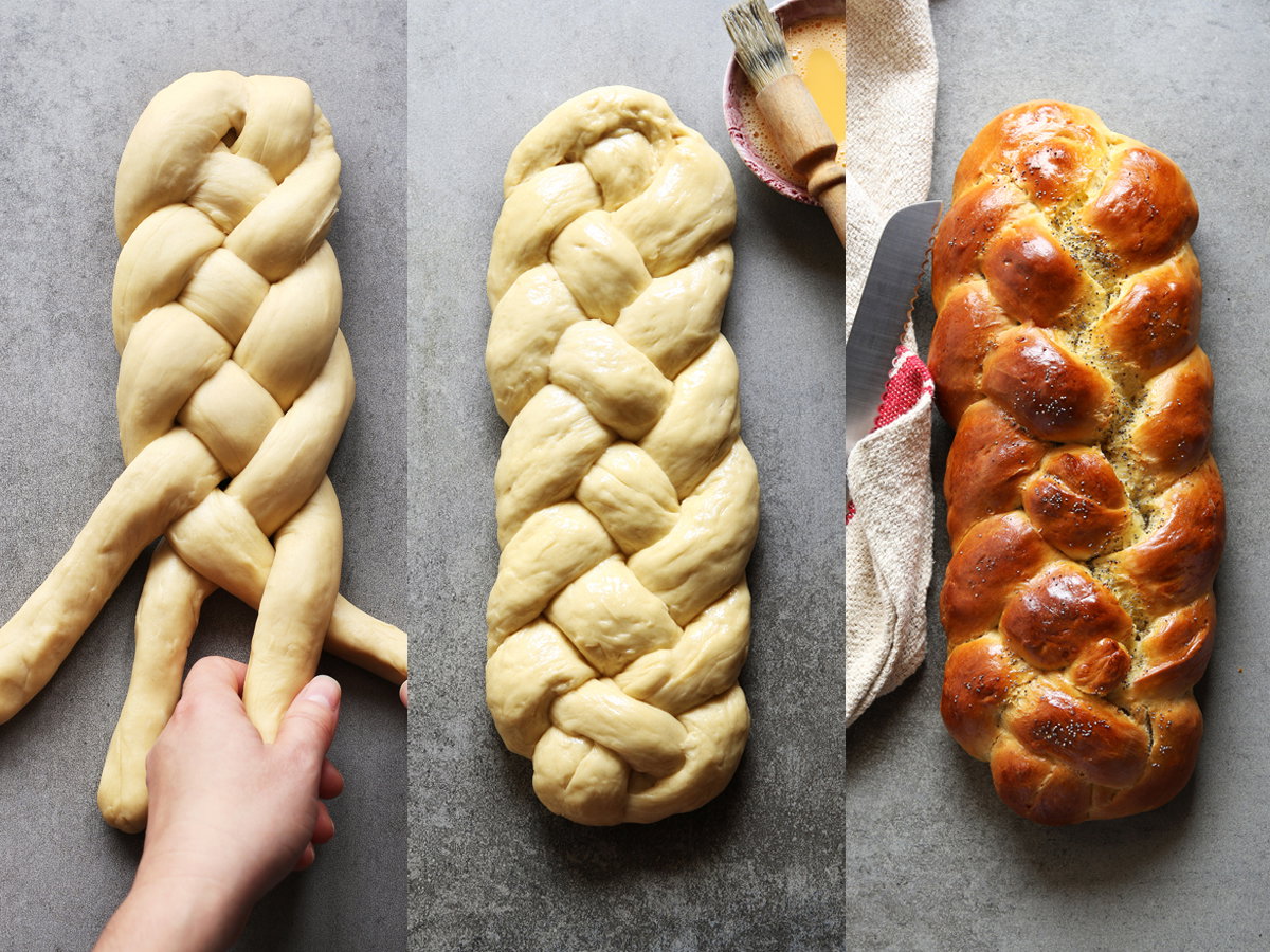 Hefezopf backen Step by Step Ostern