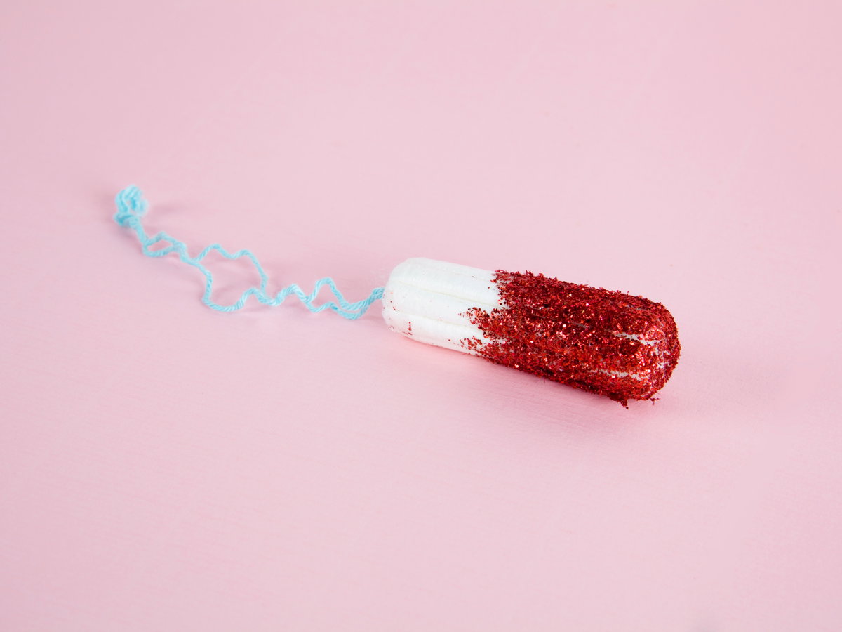Tampon Intimhygiene Glitzer