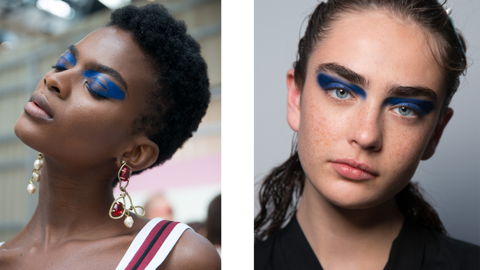 Beauty-Comeback: Blauer Lidschatten ist zurück!
