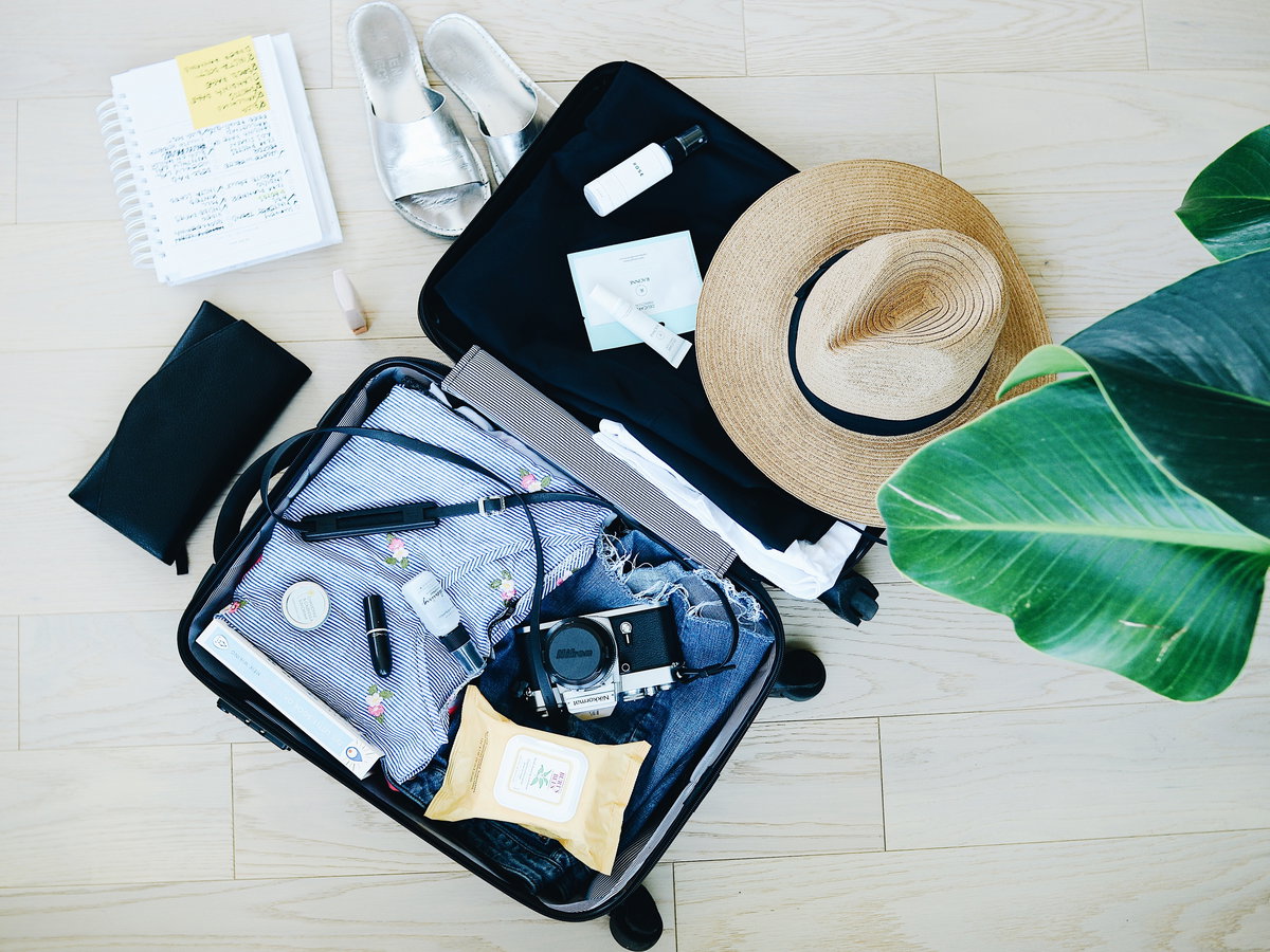 Koffer packen für Reise