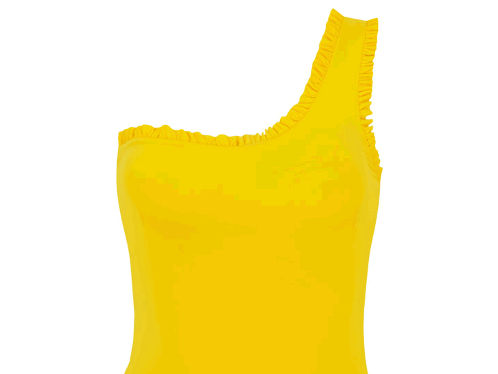 Sonnengelber Badeanzug von 'Swim with mi' x Bumble