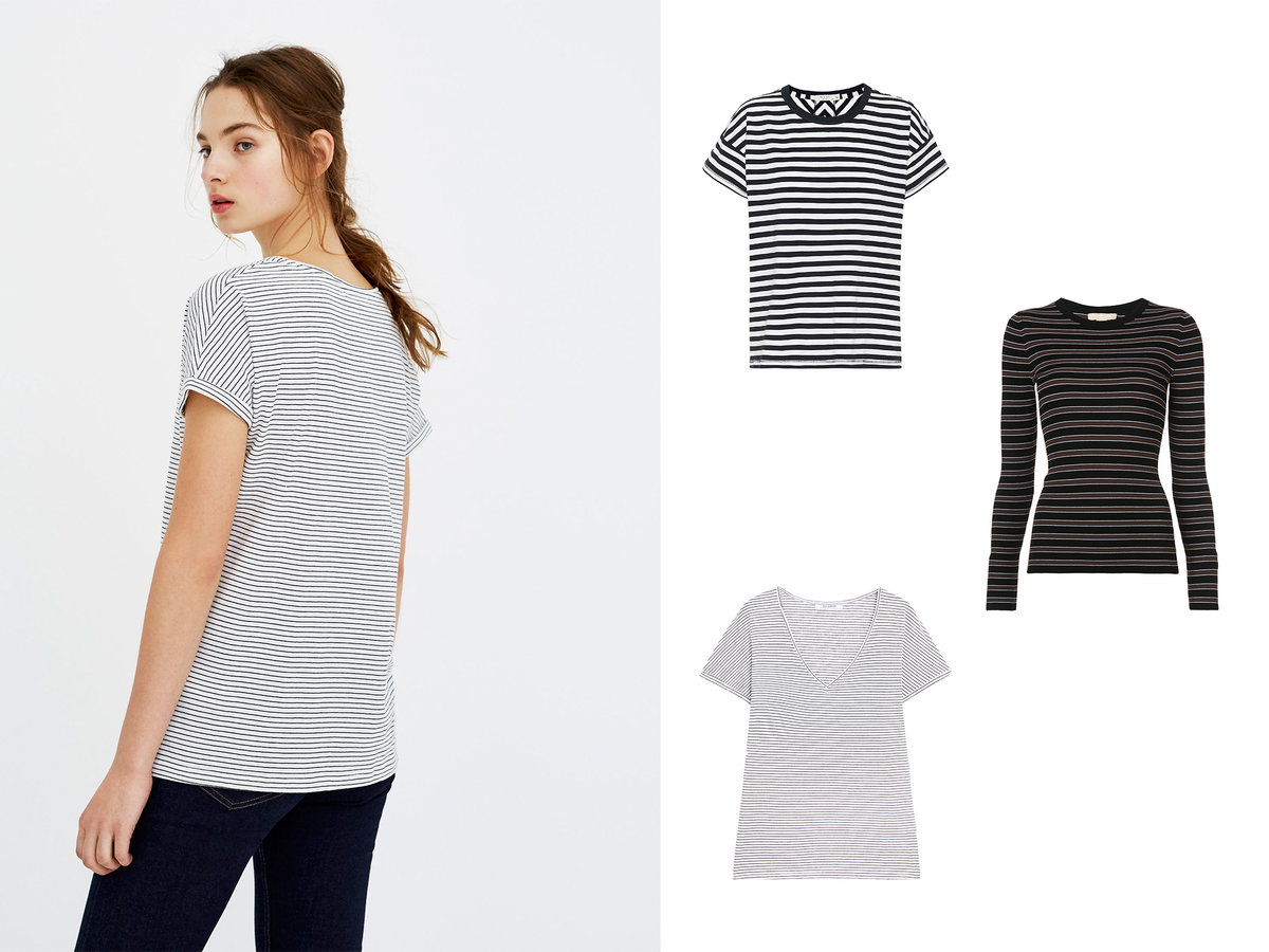 Zeitlose Garderobe Streifen Shirt