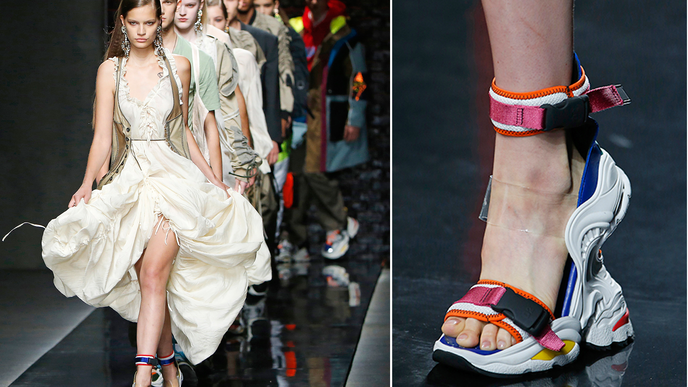 Dsquared2 zeigt in Mailand den hässlichsten Schuh ever
