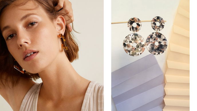 Trend-Alert: Ohrringe aus Acetat