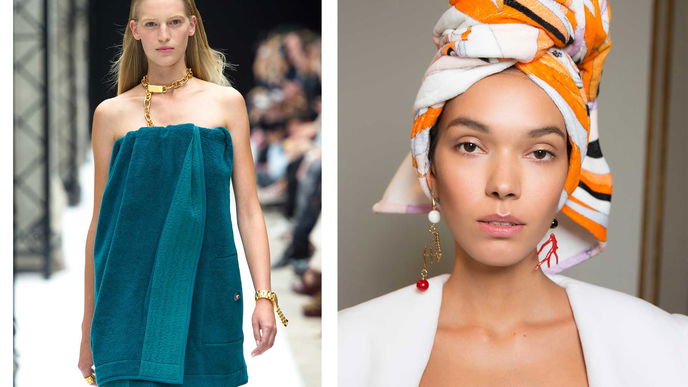 Frisch geduscht: Der Frottee-Look ist der Star des Sommers