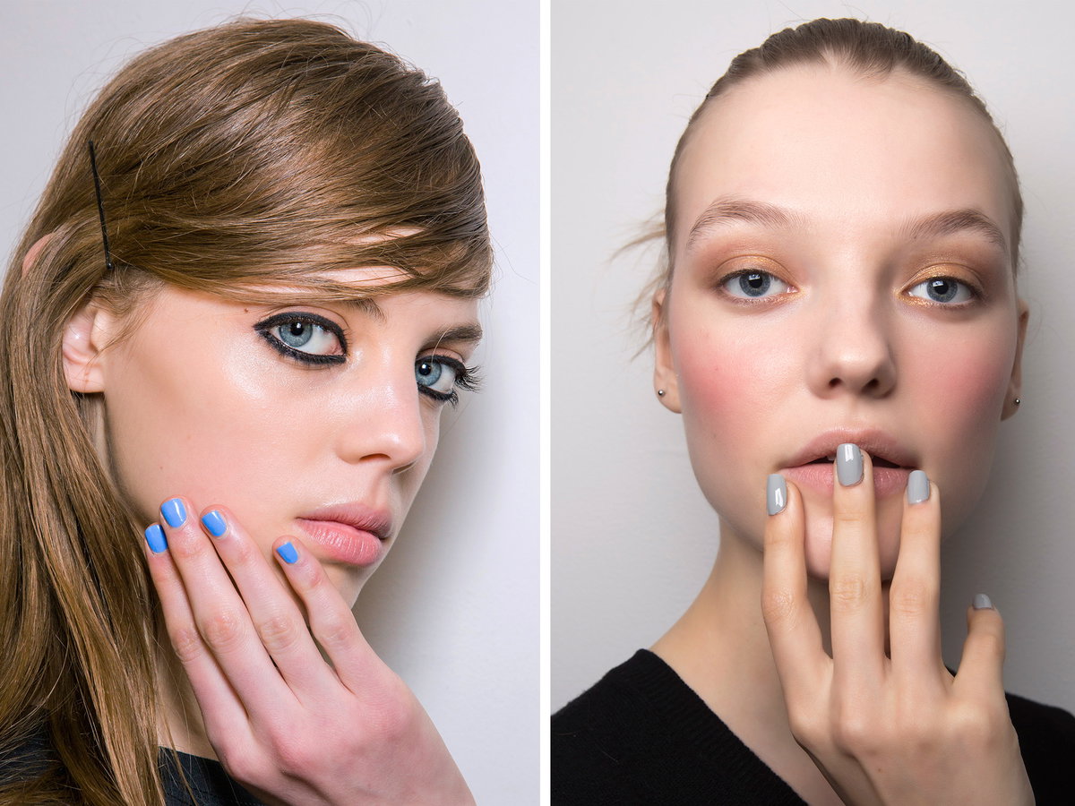 Kühle Farben Nagellack