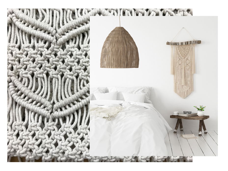 Macrame-Wanddeko