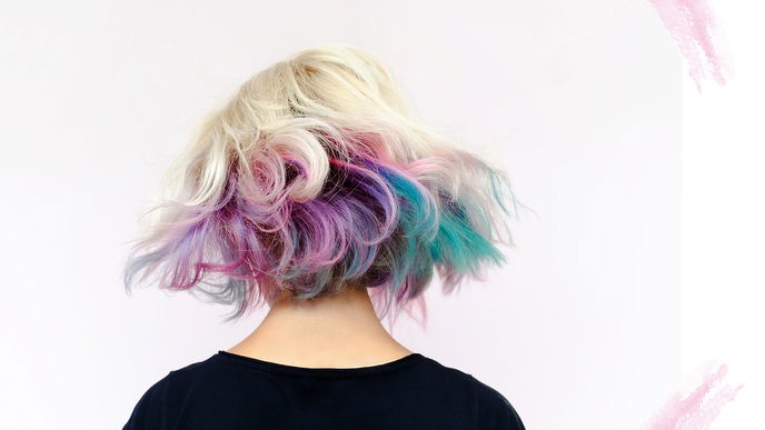 Auffällig anders: Neon Dip Dye Hair 