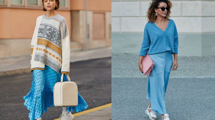 Strick zu Seide: Auf diese Traumkombi schwören Scandi-Girls jetzt!