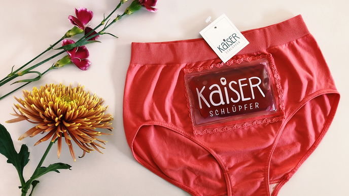"Warme Tage Hipster" von Kaiserschlüpfer: Dieser Slip hilft bei Regelschmerzen!