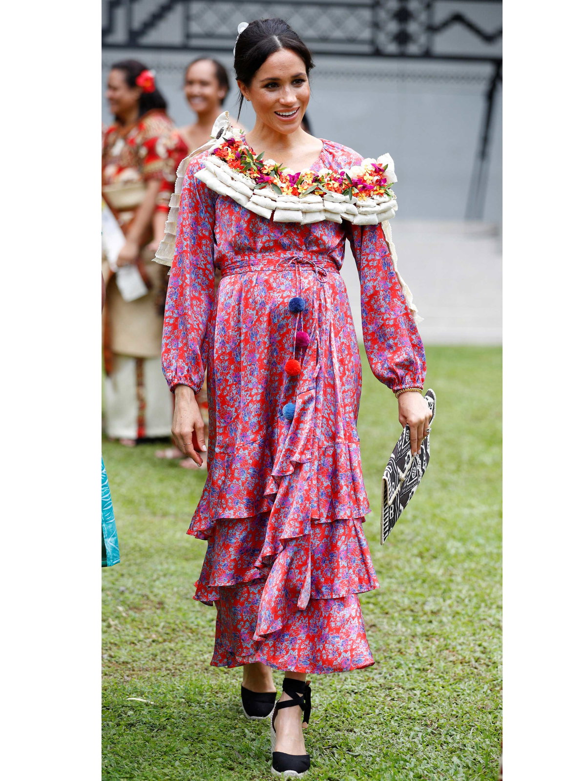 Meghan Markle im Boho-Kleid