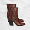 Schlangen-Stiefeletten: Statement Piece im Snake Look