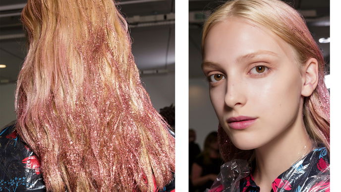 Let’s sparkle: Glitter Balayage ist der neue Haartrend der Stunde!