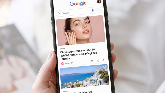 Jolie.de als bevorzugte Quelle bei Google einstellen